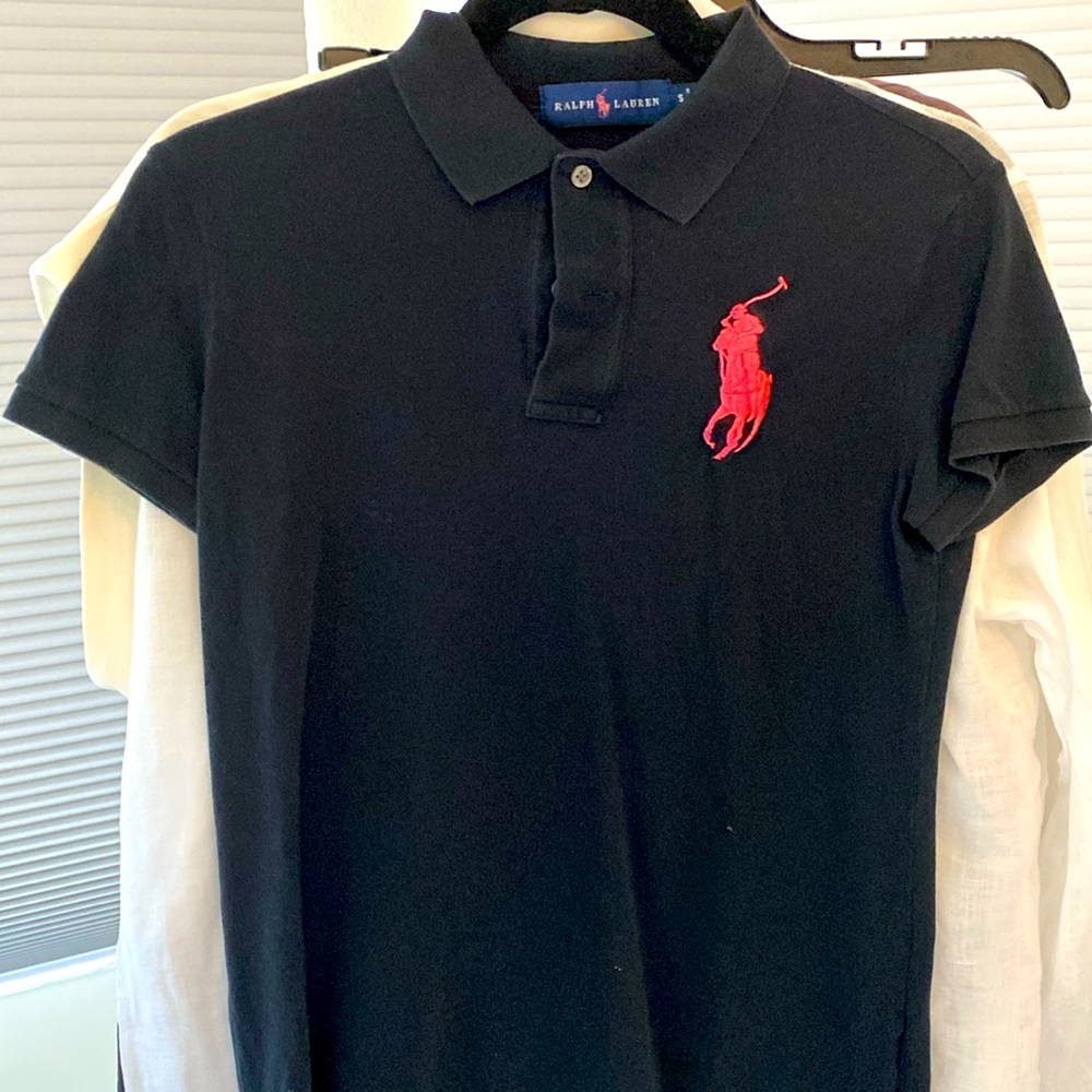 Ralph Lauren pink, big pony polo